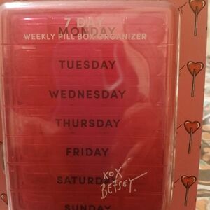 Betsey Johnson  Weekly Pill Box Organizer